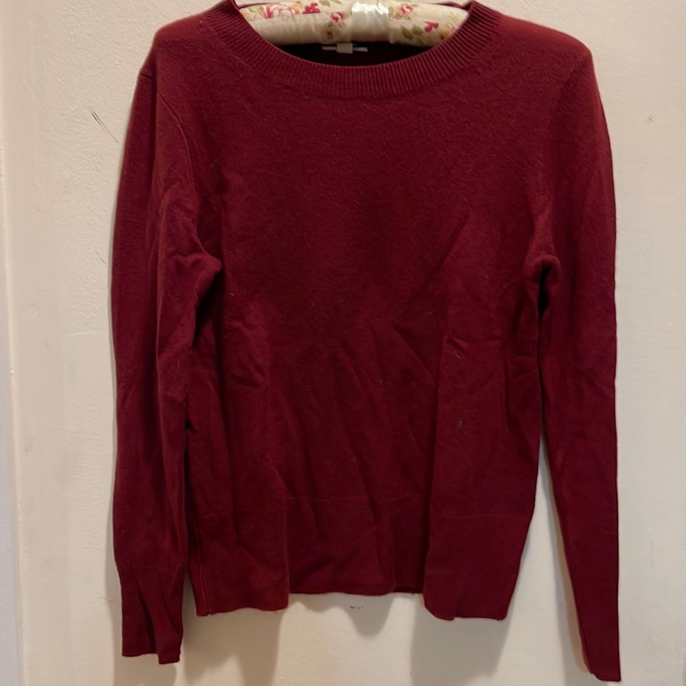 Cashmere sweater rust color xs J Crew